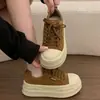 Tênis plataforma de estilo coreano para mulheres, coleção outono 2026, versátil, faz os pés parecerem menores, casual e super tendência