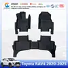 Qualidade de Exportação Tapetes de Chão 5D Personalizados de 3,5 mm para Toyota Rav4, Tapetes de Chão para Carro TPE para Todos os Climas