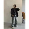 Vento Maduro Leve 2025 Primavera e Outono Novo Design Textura Sensorial Nicho Versão Larga Manga Longa Solta Camisa Duffy Bonita Masculina Tendência