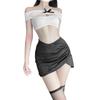 Lin Linting, ropa interior sexy femenina, nalgas apretadas, secretaria OL, uniforme, tentación, conjunto de profesora, club nocturno, venta al por mayor