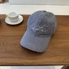 Gorra de Béisbol de Verano Delgada Transpirable Estilo Coreano Protección Solar para Padres e Hijos con Elegante Patrón a Cuadros para Hombres y Mujeres Versátil para Exteriores Gorra de Béisbol de Moda