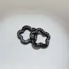 Hebilla de Resorte de Aleación Doble Cara Incrustada de Diamantes Alambre Plano Anillo de Resorte Metálico Accesorios de Joyería DIY Llavero Hebilla de Anillo Abierto