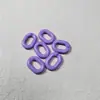 20x 14mm corrente de cor acrílica fivela chaveiro pingente de bolsa acessórios para joias diy atacado
