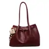Bolsa Tote Estilo Novo Transfronteiriça, Grande Capacidade, Fashion, Simples, Nicho, Alta Qualidade, Bolsa de Ombro, Bolsa Casual para o Dia a Dia