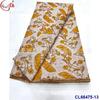 Tecido Jacquard Antigo Brocado com Bordado Dupla Face de Fio Dourado e Prateado Tecido de Renda Brocado Africano