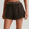 Shorts de Yoga Sem Costura de Secagem Rápida Europeu e Americano para Mulheres, Shorts para Esportes ao Ar Livre Levanta Bumbum, Calça de Yoga para Corrida Fitness 2237