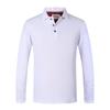 Ropa de trabajo personalizada, logotipo bordado impreso, ropa de actividad de manga larga de algodón, camiseta, polo de solapa para hombres y mujeres, ropa de trabajo en equipo