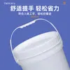 Barril de Plástico Espessado com Tampa de Rosca Barril para Pó Branco Molho Xarope Ghee 5L Armazenamento de Alimentos Barril de Plástico com Tampa de Rosca