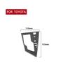 Adecuado para el panel de cambios de modificación interior de fibra de carbono Corolla 14-18, piezas de automóvil, pegatinas decorativas