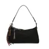 Diseño de Nicho Bolso Retro tipo Dumpling para Mujer Invierno 2025 Nuevo de Moda Versátil Bolso de Hombro Cruzado de Gamuza