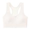 Ropa interior deportiva cruzada con cremallera frontal nueva para mujer, a prueba de impactos, para correr, yoga, fitness, de tirantes, espalda bonita, chaleco, outlet de fábrica