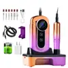 Novo Kit de Ferramentas para Armazenamento e Carregamento de Produto de Comércio Exterior: Broca para Unhas, Removedor de Esmalte e Máquina de Polimento, Carregamento USB com Base