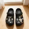 Urso de Lantejoulas de Cristal Desenho Animado Acessórios para Sapato com Buracos Fivela de Sapato DIY Flor de Sapato Fivela de Sapato Popular Xiaohongshu