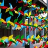 2026 Nuevo Modelo Decoraciones del Día Nacional Impermeables para Exteriores Molinillo de Viento de Cinco Estrellas Colgantes en Cadena para Montaje de Atmósfera en Centros Comerciales y Áreas Escénicas
