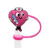 Nueva Tapa de Popote Médico Cubierta de Popote Tapón de Polvo de Silicona Fiesta Creativa Personalizada Cubierta Decorativa para Popote Venta al por Mayor