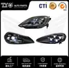 Luz de paracho trasero Porsche Cayenne Macan adecuada para luces antiniebla, luces de freno y reversa estándar de EE. UU., luz reflectora MACANCAYENNE