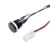 Cable de interruptor de luz LED industrial personalizado 22AWG * 4C, equipo mecánico de auto-reinicio, arnés de cableado de interruptor metálico