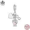 Colgante Ángel de la Guarda Amor de Ensueño Aifulu Plata de Ley S925 Accesorios DIY Joyería Al por Mayor Cuentas Sueltas