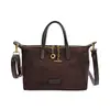 Bolso Retro de Tacto Gamuza para Viajes de Trabajo de Mujer Super Caliente Nuevo Bolso Cruzado Simple de Nicho de un Solo Hombro 2026