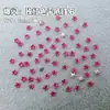 Gemas para decoración de uñas de zirconia cúbica color rojo rosa, formas variadas, diseños deslumbrantes y únicos, accesorios para decoración de uñas DIY