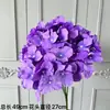 Combinação de rosa roxo escuro e hortênsia flores artificiais para decoração de casamento, arranjo floral e materiais DIY