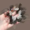 Elástico de cabelo com laço para mulheres, modelo novo 2026, alta elasticidade e corda de cabelo durável, elástico para rabo de cavalo, acessório de cabelo elegante