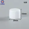 Venta al por mayor del fabricante 18 Dientes Calibre 20/24/28 Tapas de Plástico para Botellas Tapa de Rosca Estándar Universal Tapa Redonda de Cabeza Plana
