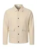 Chaqueta de lana con solapa para hombre, nueva, europea y americana, transfronteriza, otoño e invierno, abrigo cálido versátil casual británico