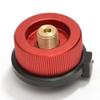 Cabezal de conversión redondo para exteriores, convertidor de cabezal de horno, aleación de aluminio, adaptador para tanque de gas largo, adaptador para estufa, tipo autocierre