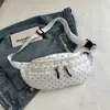 Bolso de pecho artístico de lunares con temática de bosque estilo coreano, nuevo modelo otoño 2026, bolso de pecho y riñonera portátiles de gran capacidad