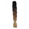 Trenzas Coloridas de Fibra Sintética Africana, Pelucas Degradadas, Cabello Trenzado, Extensiones de Rastas