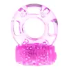 Anillo Vibrador de Cristal JJ de Amor Largo Productos para Adultos Fábrica de Anillos Productos de Anillo Adulto Sin Garantía Caucho Blando