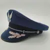 Nuevo Sombrero de Capitán Alaska Airlines, Uniforme de Piloto de Alta Calidad, Sombrero de Ala Ancha, Sombrero de Aerolínea, Hecho a Medida
