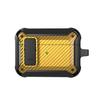Adequado para Capa Protetora para Airpodspro3, Capa para Fone de Ouvido Apple 3ª Geração em Fibra de Carbono, 6ª Geração com Fivela de Travamento Capa Anti-Queda