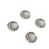 Suchuang Anillo Liso de Plata Esterlina S925 Hao Stone Arete Estilo Ins Lujo Ligero Diseño Nicho Avanzado Aretes Simples Aretes