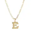 Amazon Transfronterizo Nuevo Collar de 26 Letras Collar con Colgante de Letra Cadena Extendida de Clip de Papel Joyería Gótica para Mujeres