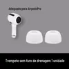 Adequado para Airpods pro2 tampões de ouvido originais ponteiras de ouvido originais protetores de ouvido de silicone líquido sem furos de alívio de pressão