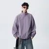 Chaqueta con cuello mao para hombre, nuevo modelo 2026, abrigo de alta calidad para primavera y otoño, chaqueta de béisbol deportiva casual, prenda superior de alta gama para hombre