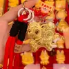Chaveiro Cartoon Concha D'água Dourada 999 Traz Boa Sorte no Ano do Cavalo Corrente para Celular Bolsa para Sua Esposa e Namorada no Ano do Seu Nascimento