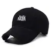 Gorra de Béisbol de Mezclilla Lavada con Bordado de Letras para Mujer Estilo Retro Americano Desgastada Rota Gorra de Béisbol con Visera Suave para Cabeza Grande