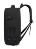 Mochila Casual de Viaje de Negocios Nueva de Gran Capacidad Moderna Ligera Doble Hombro Bolso Simple para Laptop