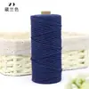 Corda de Fio de Algodão Colorido para Artesanato DIY Feito à Mão, Tecelagem de Estrutura de Escalada para Gatos, Decoração com Corda de Algodão, 2mm 100