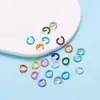 Chaveiro Termoencolhível Colorido Metal Key Corrente para Celular Material de Pingente DIY Acessórios com Fecho Lagosta de Mola