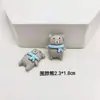 Combinación de Animales de Dibujos Animados Oso Fresa Trasero diy Accesorios para el Cabello Resina de Goteo de Gel Accesorios para Funda de Teléfono Material de Pegamento Crema