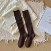 Calcetines de Color Sólido para Mujer, Tobilleros de Ternera, Calidez Otoño/Invierno, Microcompresión Adelgazante, Estilo Japonés JK, Para Combinar con Zapatos Pequeños de Cuero, Calcetines Largos
