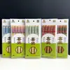 10 Pares Hashis de Bambu Carbonizado Embalagem Blister Caixa Sem Pintura Sem Cera Anti-mofo Fonte de Barraca de Rua Hashis Hashis de Bambu Utensílios de Mesa Diários