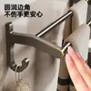 Estante para Toallas Ermo sin Taladro Gancho para Toallas de Baño Barra para Toallas de Baño y WC Barra Doble para Colgar Estante de Almacenamiento Montado en la Pared