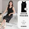 2026 Nuevo Vestido de Noche para Mujer de Modal para Primavera y Otoño, Casual y Holgado, Se Puede Usar Afuera, Fresco y Transpirable, Una Pieza