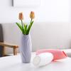 Vaso de Flores Criativo Nórdico, Vaso de Flores de Plástico Geométrico Simples Decoração, Vaso de Flores de Plástico Estilo Fresco para Arranjo de Flores na Sala de Estar