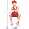 Muñeco de PVC Sólido Slam Dunk Boy Maestro de Slam Dunk Sakuragi Hanadao Rukawa Maple Adornos Decorativos para Hornear Tarta